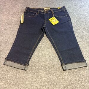 Hybrid & Company Dark Indigo Cropped Jeans